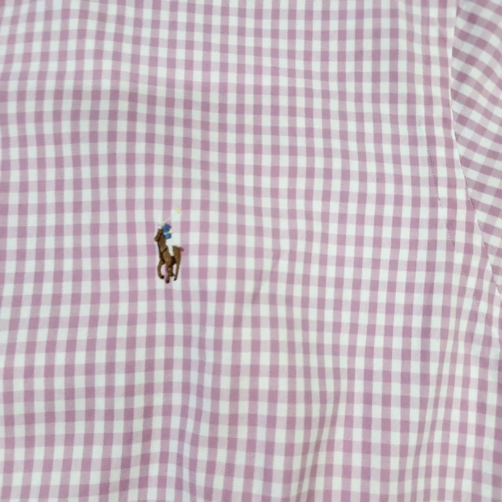 Ralph Lauren Shirt Mens 2XL Pink Check Classic Fit Long Sleeve Button Down - Picture 2 of 7